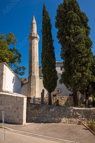 Obraz na płótnie Emperor's Mosque in Blagaj, Bosnia and Herzegovina w salonie