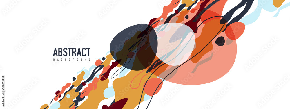 Trendy liquid style shapes abstract design, dynamic vector background for placards, brochures, posters, web landing pages, covers or banners Trendy liquid style shapes abstract design, dynamic vector background for placards, brochures, posters, web landing pages, covers or banners