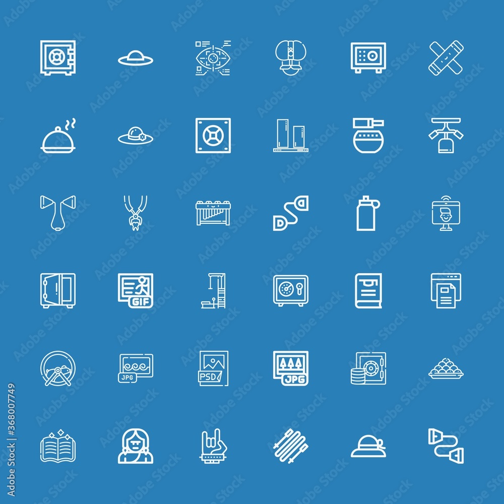 Editable 36 png icons for web and mobile Editable 36 png icons for web and mobile