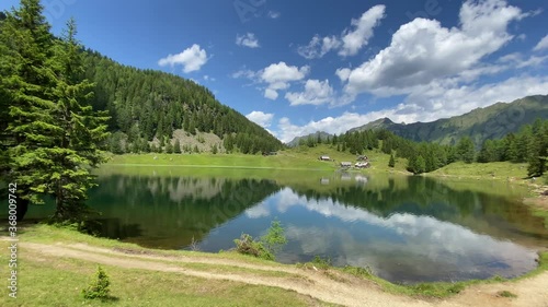 Wallpaper Mural Duisitzkarsee Lake in Austria.The Duisitzkarsee is probably one of the most beautiful mountain lakes in the Schladminger Tauern.The place without  tourists after the coronavirus pandemic. Torontodigital.ca