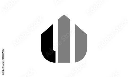 lb, l, b, lb logo, initial, lb building, black, grey, symbol, icon, lb skyline, lb abstract, lb initial, sign,  illustration, design, concept, word logo, building, abstract lb, button