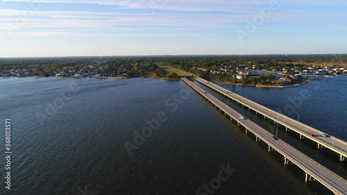 Wallpaper Mural Aerial Shot of Robert Moses Causeway Bridge Torontodigital.ca