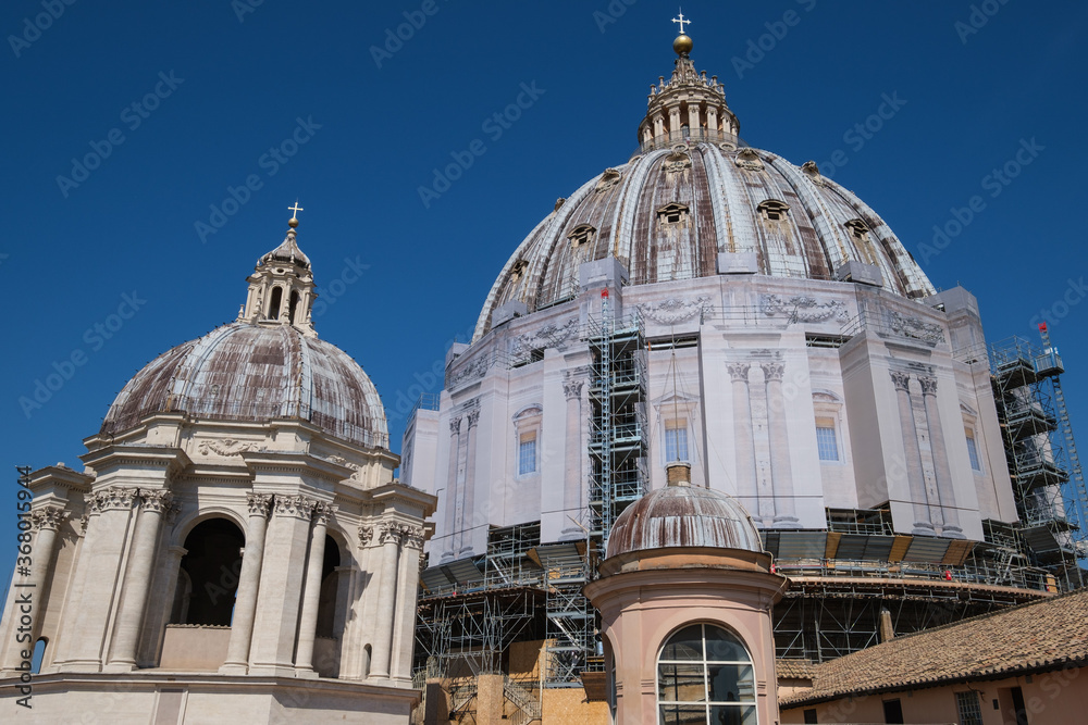 Saint Peter Basilica Dome, Rome, Lazio, Italy