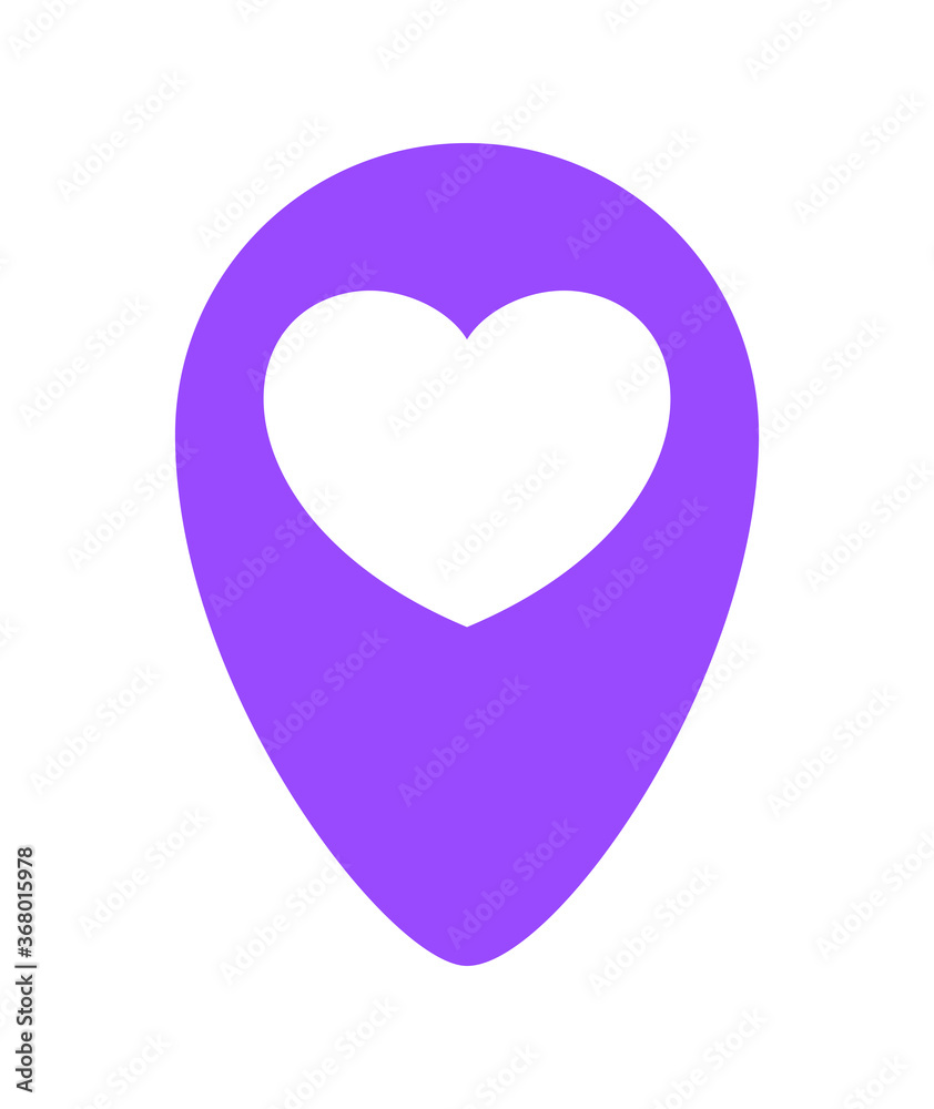 heart symbol in purple pin point icon isolated on white, pointer white heart shape for position marker, cute heart simple with pin point symbol, pin pointer for love location place or direction idea heart symbol in purple pin point icon isolated on white, pointer white heart shape for position marker, cute heart simple with pin point symbol, pin pointer for love location place or direction idea