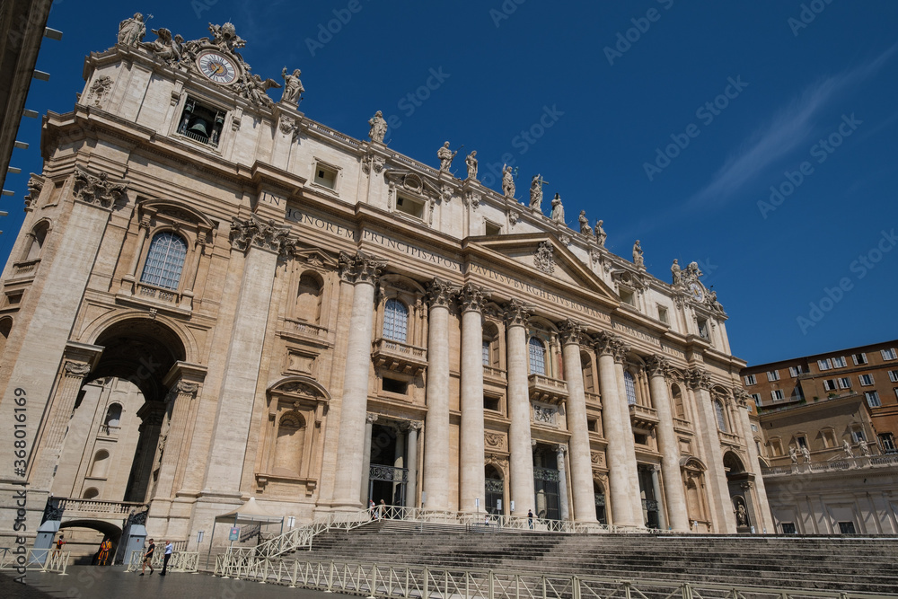 Saint Peter Basilica Exterior, Rome, Lazio, Italy
