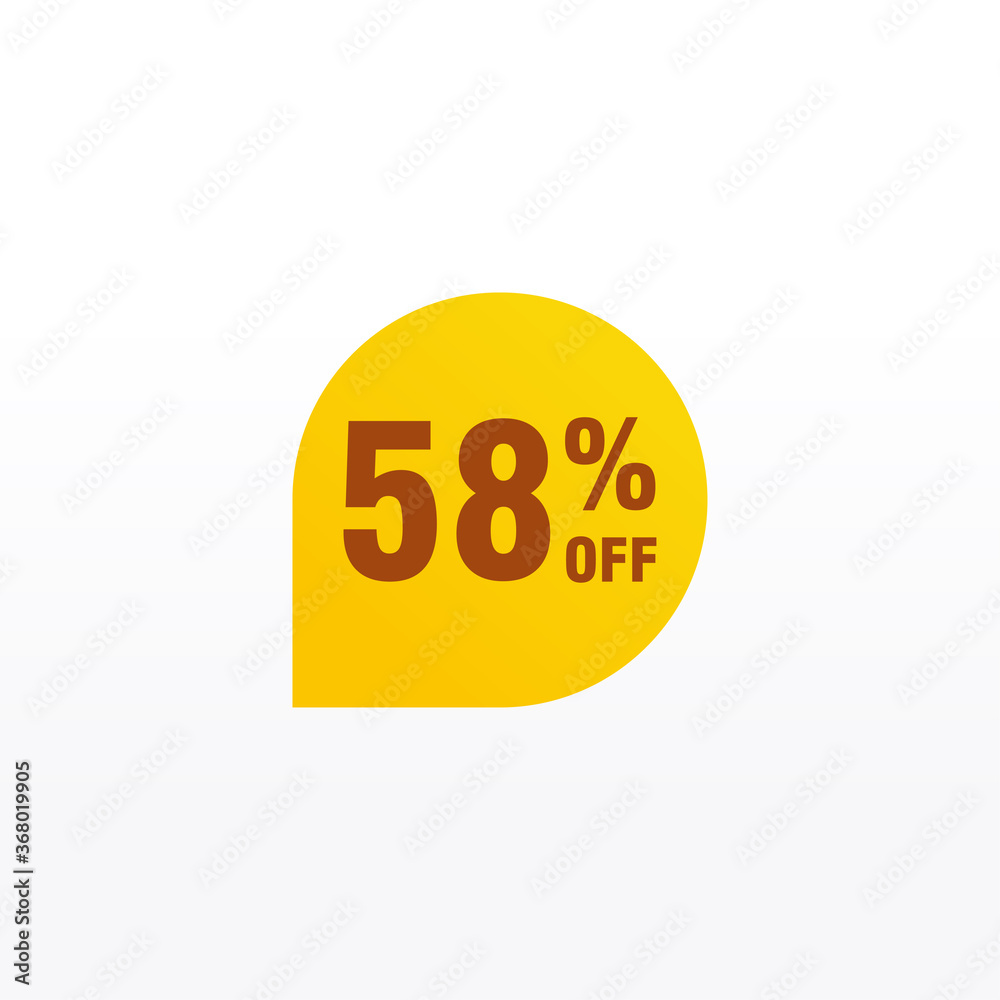 58 discount, Sales Vector badges for Labels, , Stickers, Banners, Tags, Web Stickers, New offer. Discount origami sign banner 58 discount, Sales Vector badges for Labels, , Stickers, Banners, Tags, Web Stickers, New offer. Discount origami sign banner