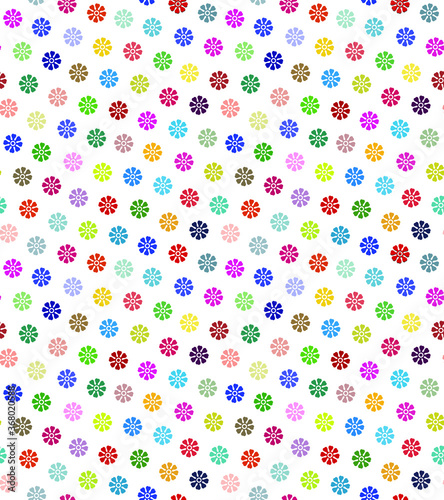 seamless background with flowers