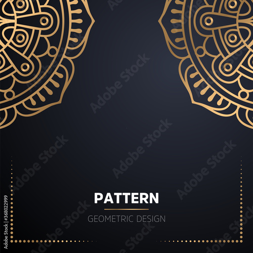 Fototapeta Naklejka Na Ścianę i Meble -  luxury ornamental mandala design background
