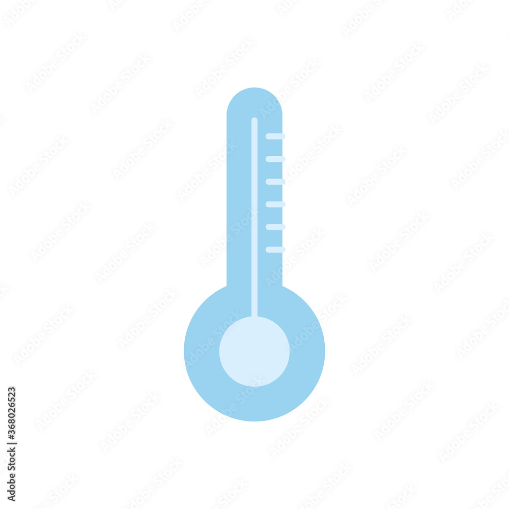 weather thermometer icon, flat style weather thermometer icon, flat style