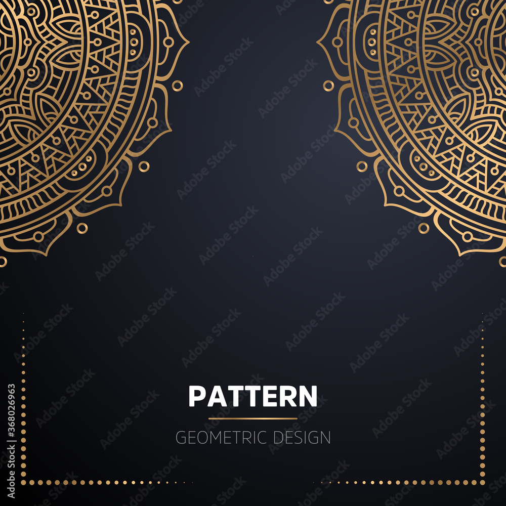 luxury ornamental mandala design background