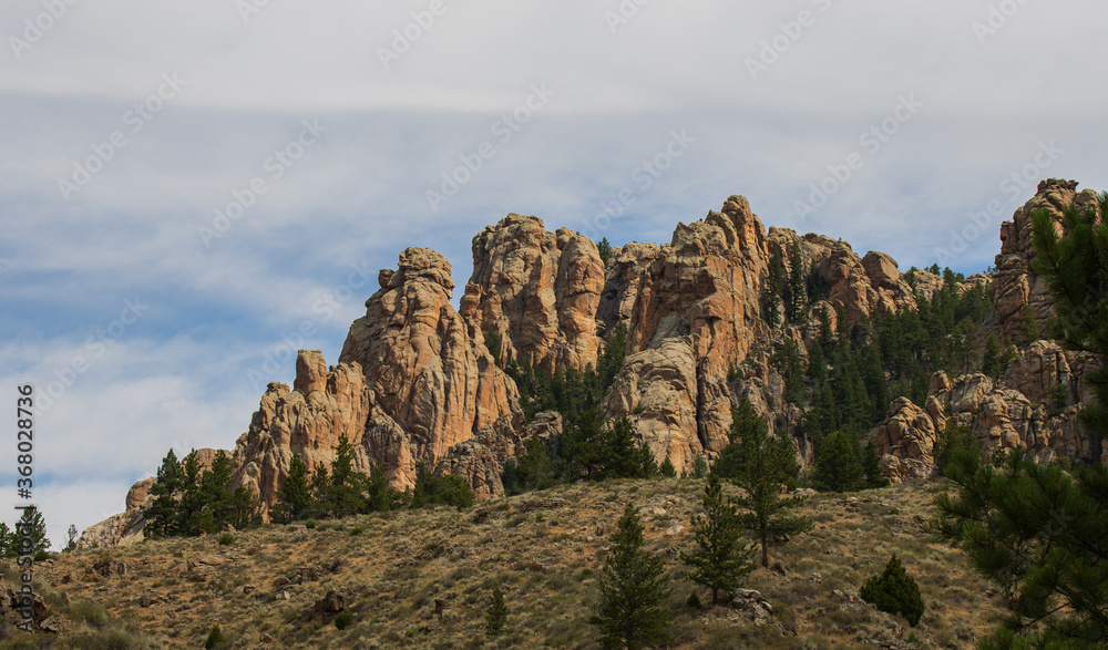 rock formations in wyoming