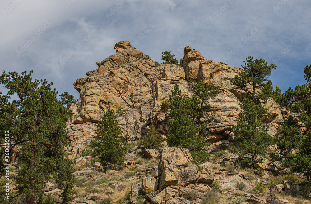 Naklejka premium rock in the mountains