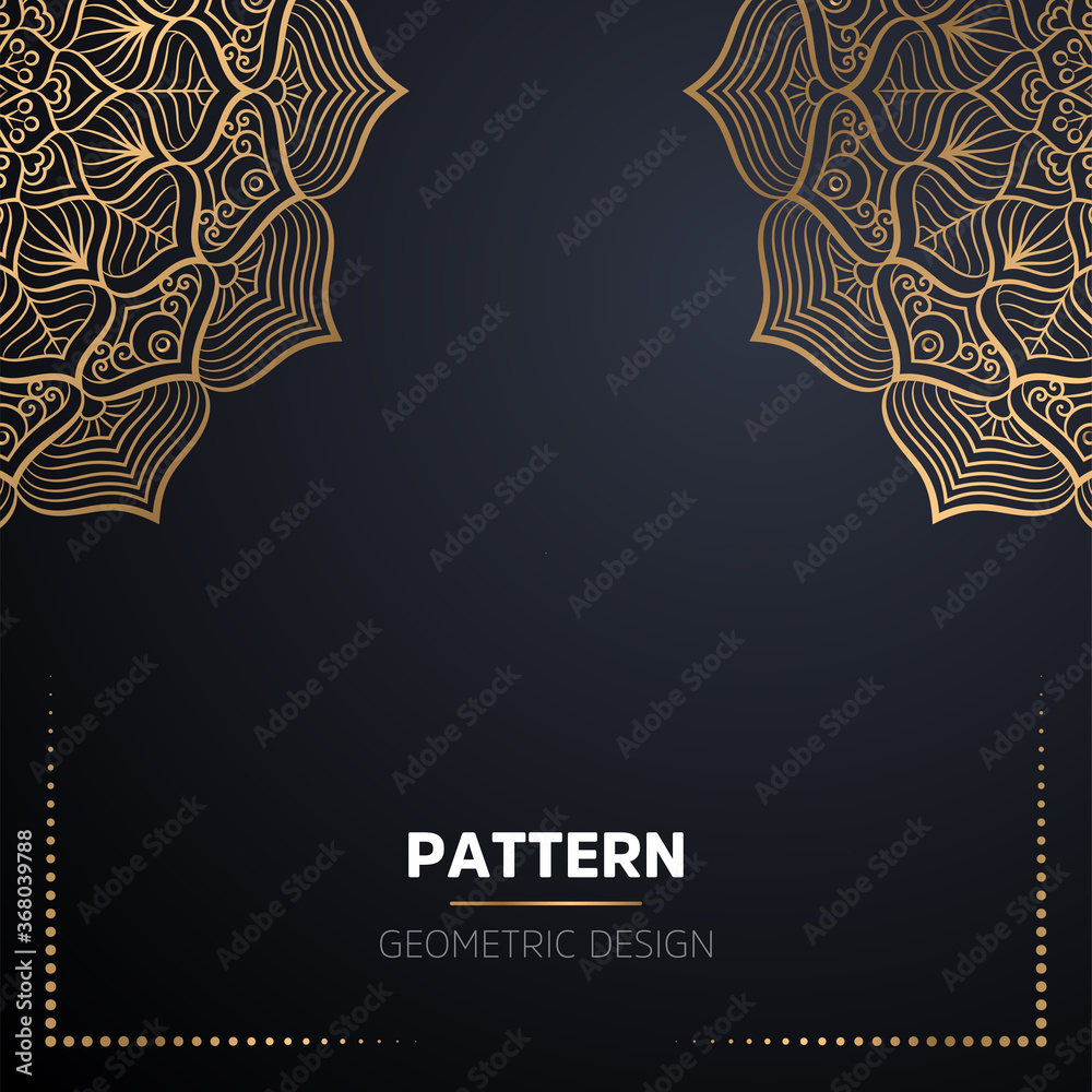 luxury ornamental mandala design background