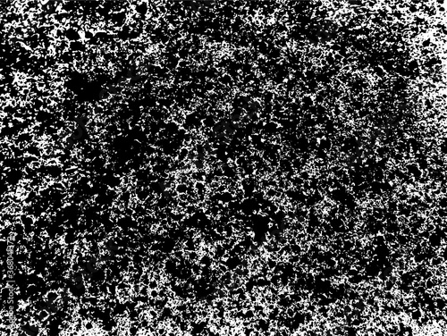 A black and white abstract vector texture made using photographs of thrown powder on paper. The vector file has a background fill layer and a texture layer to enable rapid color scheme changes.