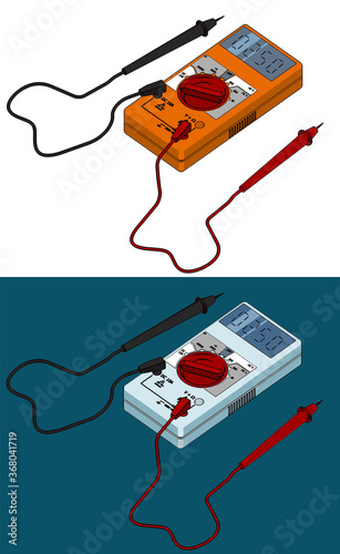 Digital multimeter illustrations
