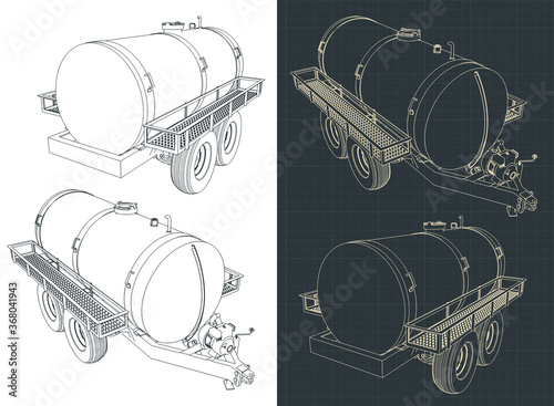 Water tank trailer