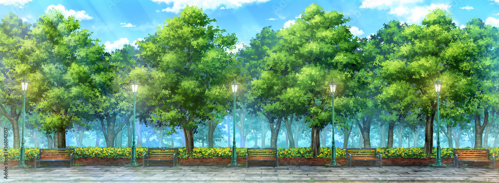 HD anime scenic park wallpapers  Peakpx