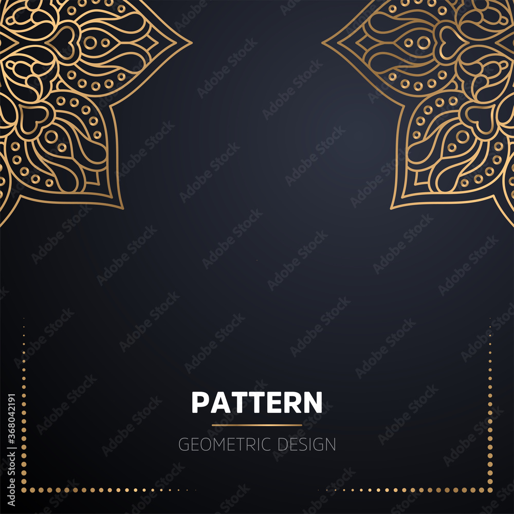 Fototapeta premium luxury ornamental mandala design background