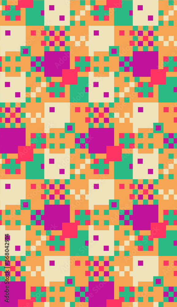 Bright colors of seamless pattern. Bright colors of seamless pattern.