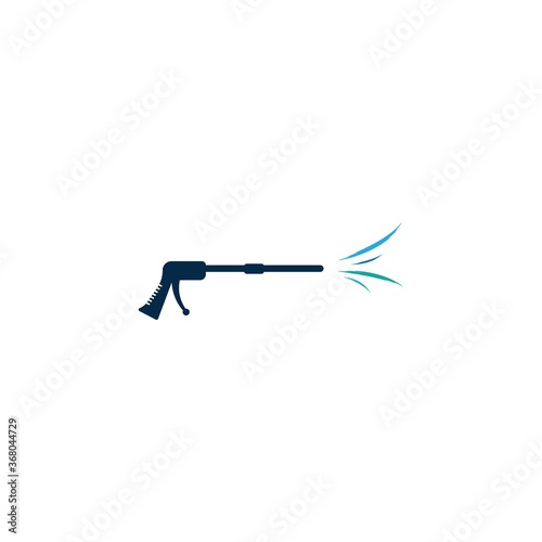 Pressure washing logo template.