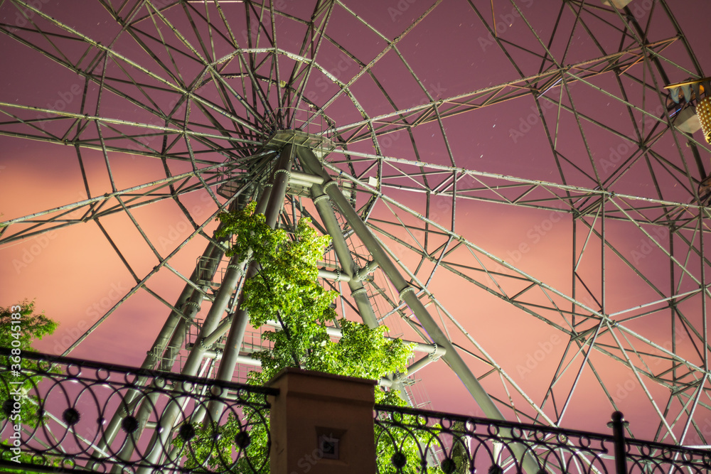 Fototapeta premium ferris wheel in the park
