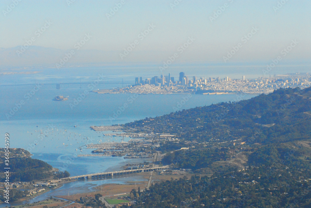 Obraz premium California- San Francisco- Aerial View From Marin County