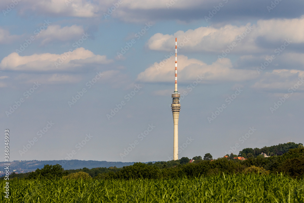 Fototapeta premium Fernsehturm in Dresden