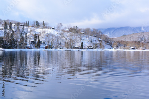 冬の野尻湖