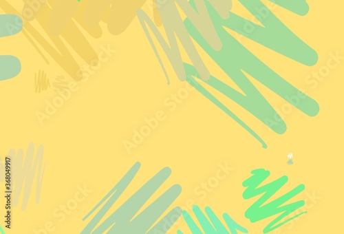 Light Green, Yellow vector pattern with sharp lines.