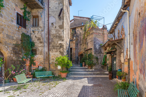 Morlupo small and beautiful village in the province of Rome, Lazio, Italy.