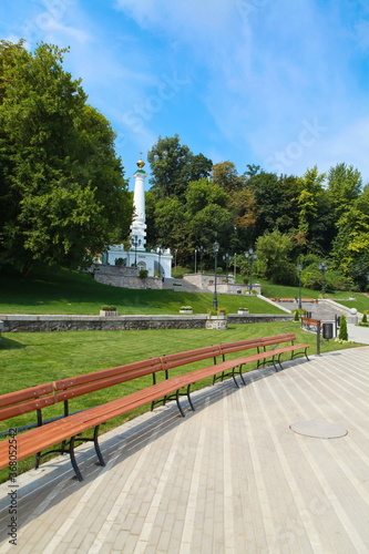 Staircase near the column of the Magdeburg Law in Kiev