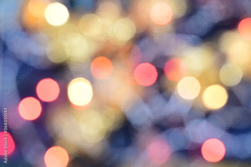 blurred christmas lights