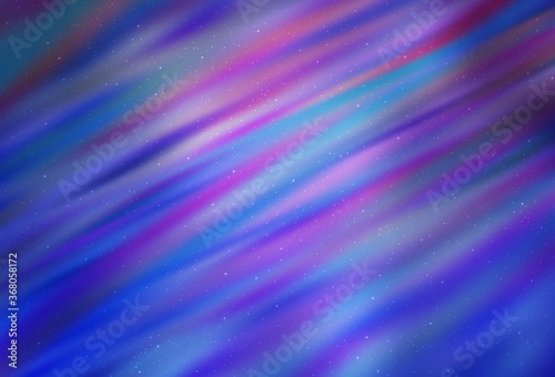 Light Purple vector background with astronomical stars. Space stars on blurred abstract background with gradient. Best design for your ad, poster, banner.
