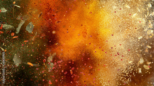 Freeze motion of spice explosion © Jag_cz