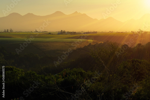 early country morning sunlight