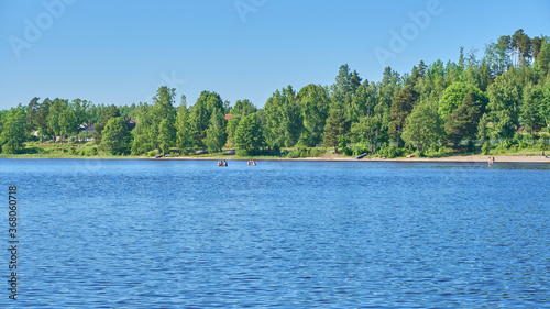 Lake Möckeln. Karlskoga Sweden  photo