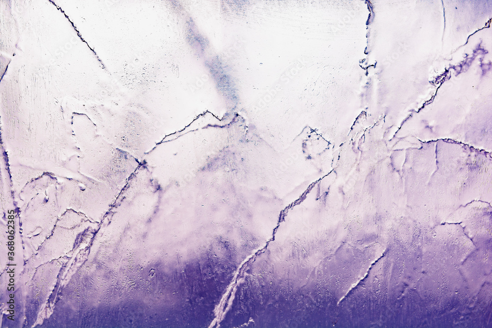 Ice texture with different patterns