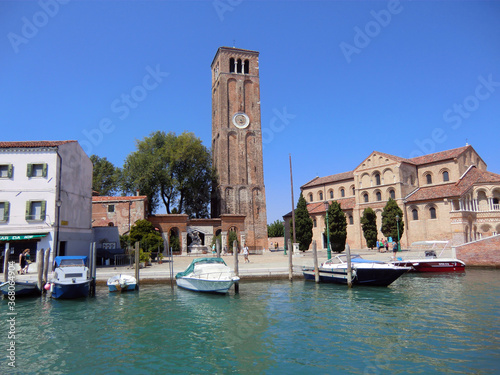  PIcture of Murano island very famous all over the world for its glassware.