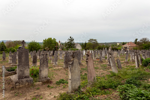 Old cemetery in Zsambek, Hungary