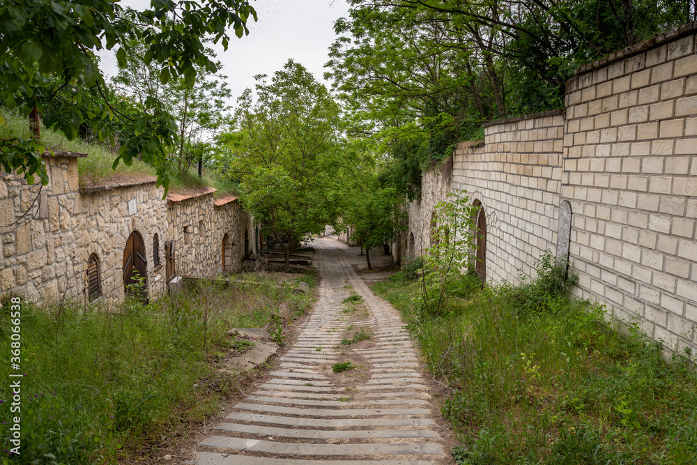 Wine cellars near the village of Zsambek, Hungary