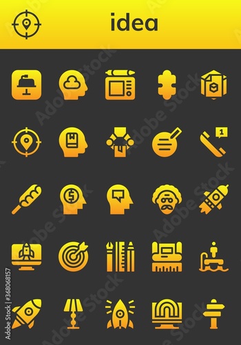 idea icon set