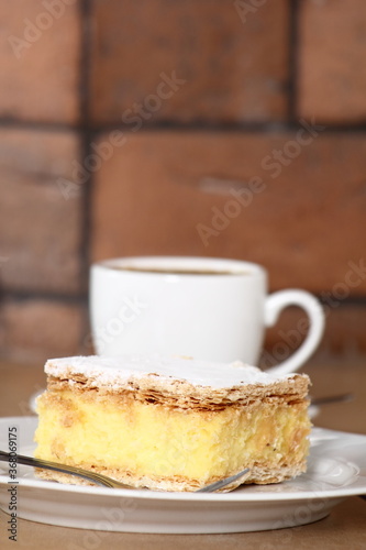 Cream Pie and Coffee Cup