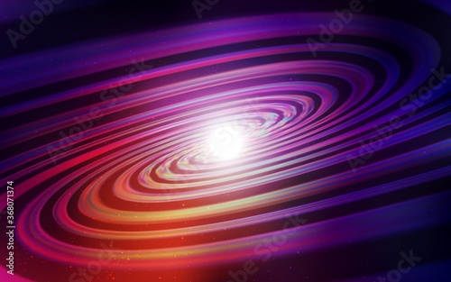 Dark Pink, Yellow vector texture with milky way stars. Shining colored illustration with bright astronomical stars. Pattern for astrology websites.