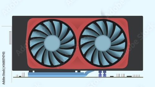 the video card broke and smoked, inserted into the motherboard