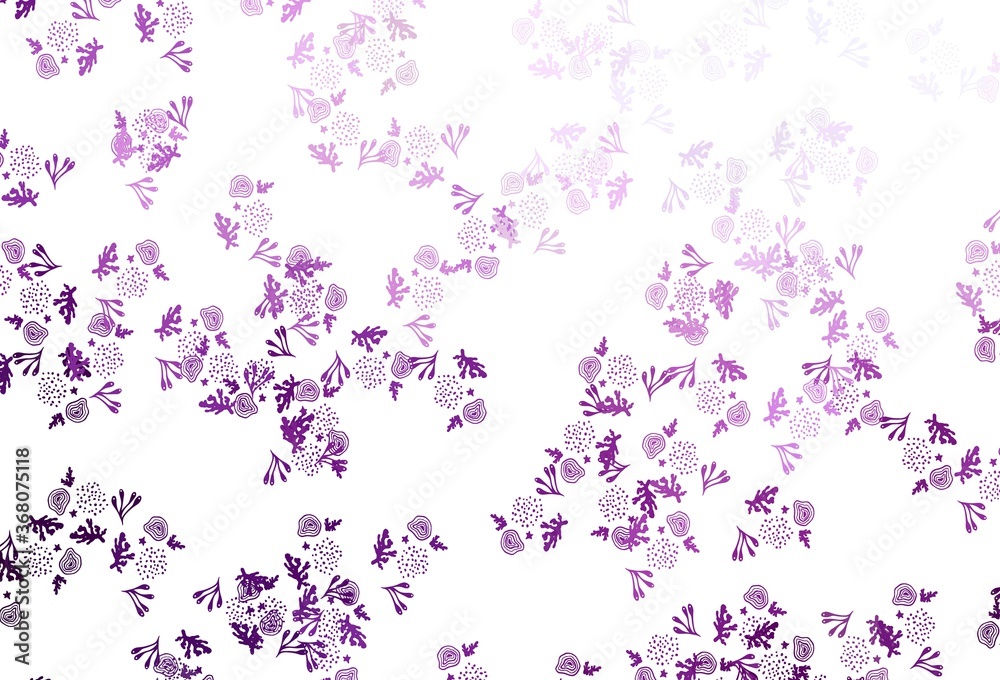 Light Pink vector template with chaotic shapes. Light Pink vector template with chaotic shapes.