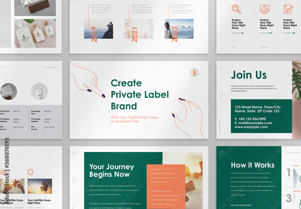 Presentation Stock Template Adobe Stock