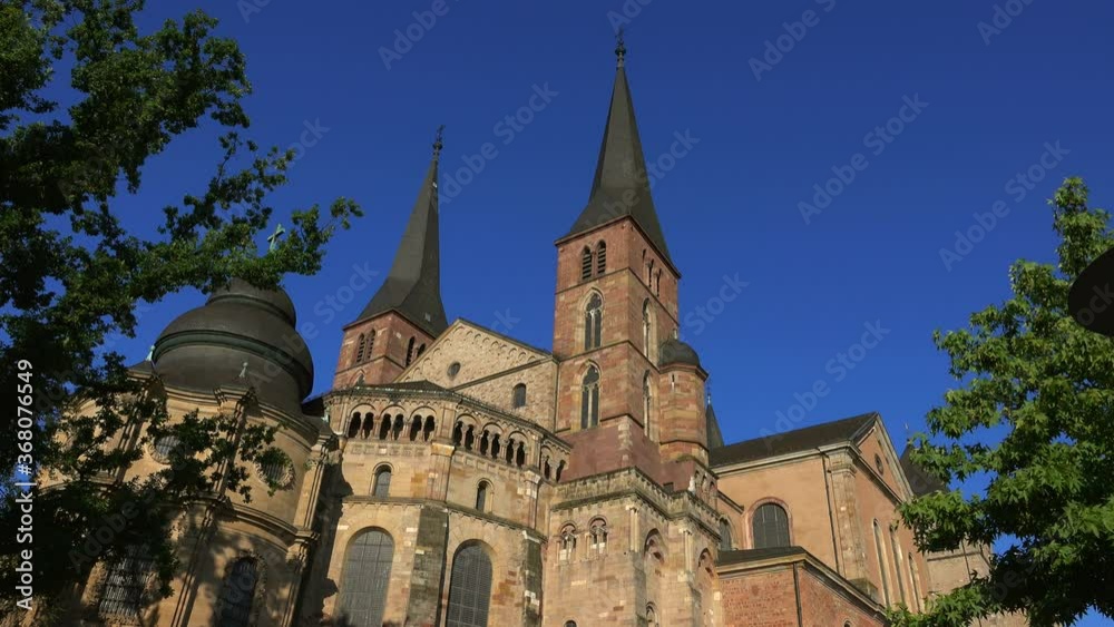 Cathedral of St. Peter, Trier on Moselle River, Moselle Valley, Moselle, Rhineland-Palatinate, Germany Cathedral of St. Peter, Trier on Moselle River, Moselle Valley, Moselle, Rhineland-Palatinate, Germany