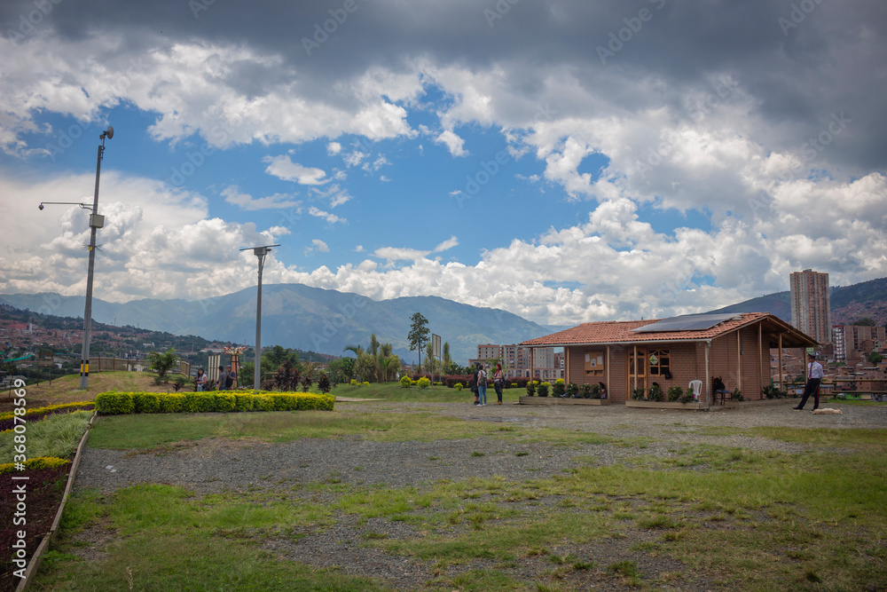 Colombian landscapes. Green mountains in Colombia, Latin America Colombian landscapes. Green mountains in Colombia, Latin America