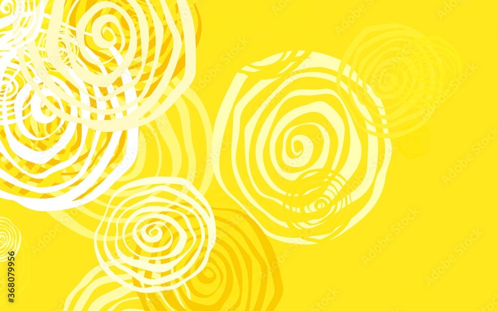 Light Orange vector elegant pattern with roses. Light Orange vector elegant pattern with roses.