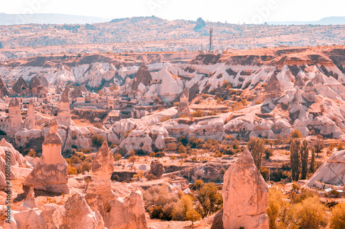 Stone Caves in Cappadocia , Turkey
